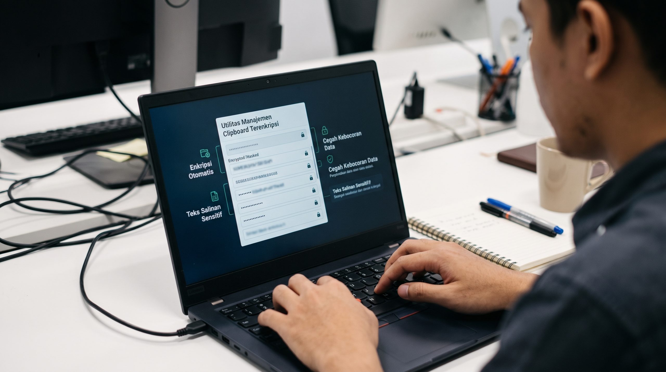 Utilitas Manajemen Clipboard Terenkripsi: Cegah Kebocoran Data Teks Salinan Sensitif
