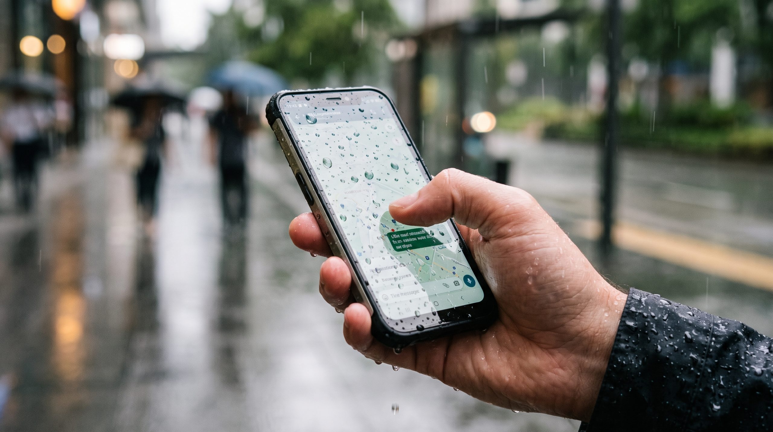 Peningkatan Sensitivitas Layar Sentuh Saat Basah: Algoritma Penolak Sentuhan Air Hujan
