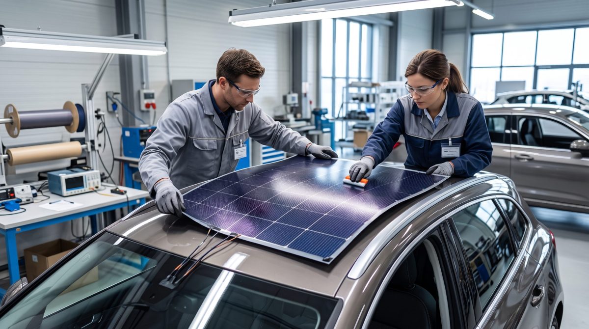 Panel Surya Perovskite Fleksibel: Bisa Dipasang Melengkung di Atap Mobil