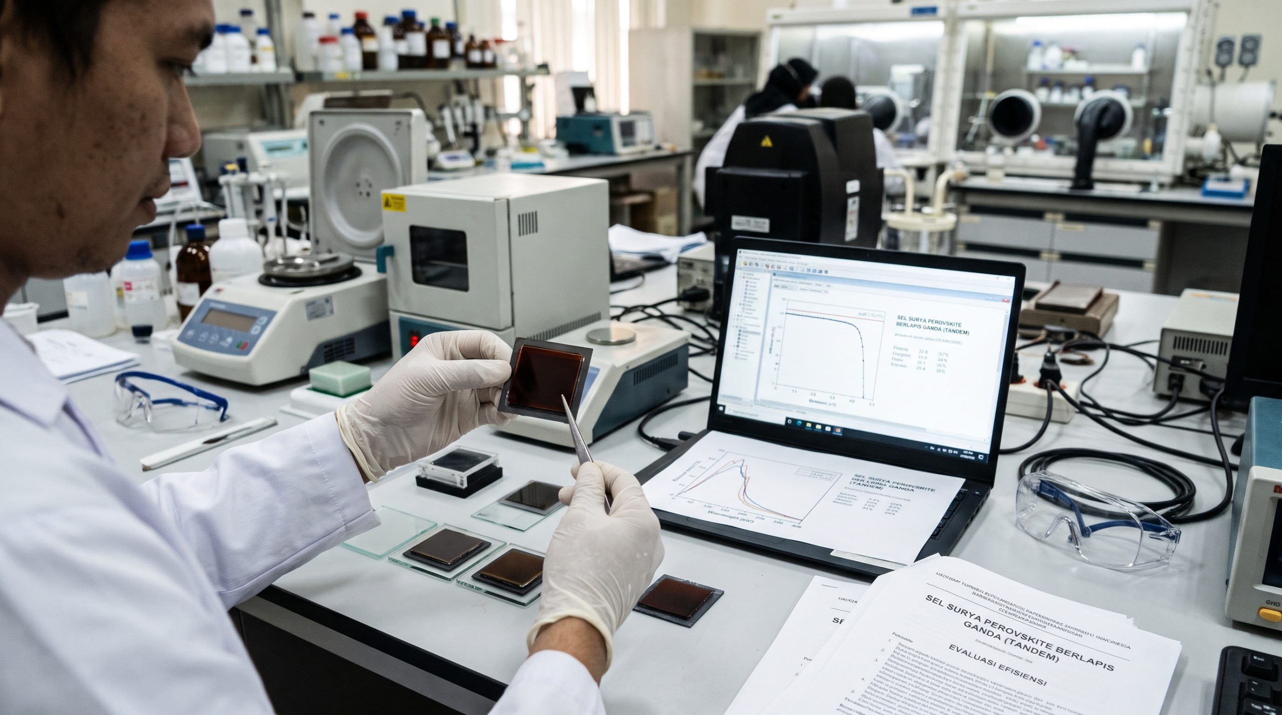 Sel Surya Perovskite Berlapis Ganda: Tembus Batas Efisiensi Teoretis Silikon Murni